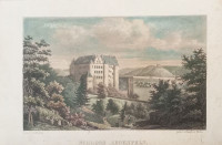 Bad+H%C3%B6nningen.+Schloss+Argenfels.+Kol.+Stahlstich+von+J.+Jung+nach+C.+Schlickum+aus