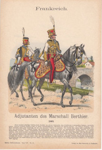 Frankreich+-+Adjudanten+des+Marschall+Berthier+1809.